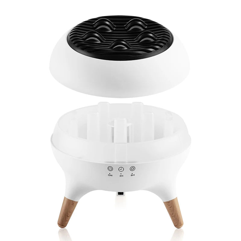 Jellyfish and Flame Model Aromatherapy Humidifier with Night Light – Soothing Atmosphere Lamp for Home & Office Relaxation
