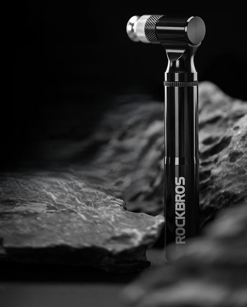 Portable Bike Pump – 130 PSI Durable Aluminum Alloy Hand Air Pump for MTB, Road Cycling, Schrader & Presta Valve Ready