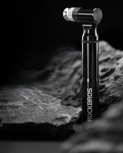 Portable Bike Pump – 130 PSI Durable Aluminum Alloy Hand Air Pump for MTB, Road Cycling, Schrader & Presta Valve Ready