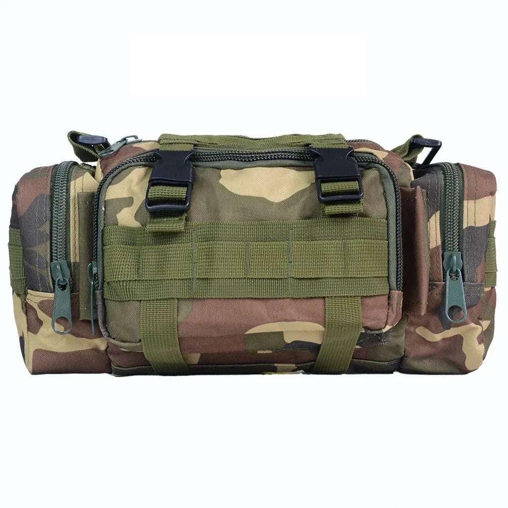 Waterproof Waist Fanny Pack for Men – Sling Shoulder Bag for Hiking, Fishing, Climbing, and Outdoor Adventures in Rugged Style