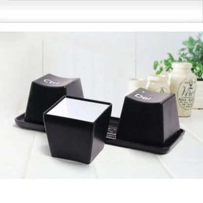Keyboard Key Mugs Set – Ctrl, Del, Alt Design, Stylish Office & Coffee Cups, Perfect Gift for Any Occasion