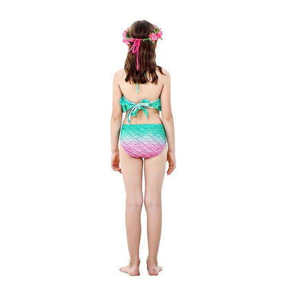 Kids Mermaid Costume Set - Fantasy Mermaid Tails Kids Swimming Dress
