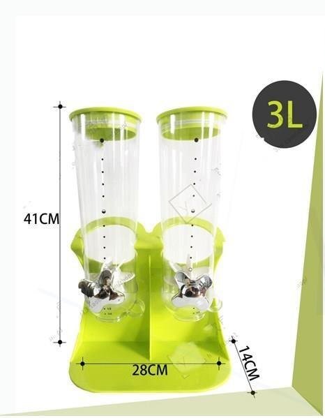 Kitchen Cereal Dispenser, Indispensable Dry Food Dispenser for Breakfast Cereal Oatmeal Rice Storage
