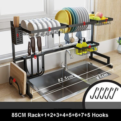 Kitchen Over-the-sink Dish Drain Rack