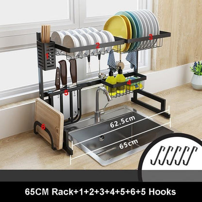 Kitchen Over-the-sink Dish Drain Rack