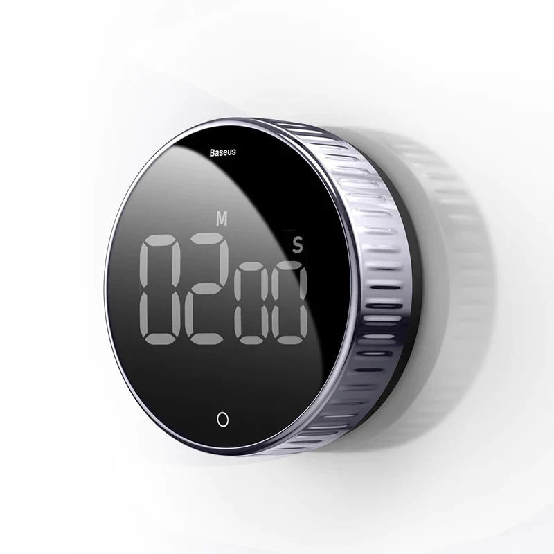 Kitchen Timer Countdown Alarm Clock, Large LED Display for Cooking Kids Senior