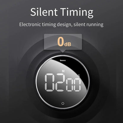 Kitchen Timer Countdown Alarm Clock, Large LED Display for Cooking Kids Senior