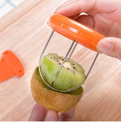Kiwi Cutter Peeler Tool – Creative Stainless Steel Tool for Perfectly Peeled Kiwifruit – Your Must-Have Kitchen Gadget