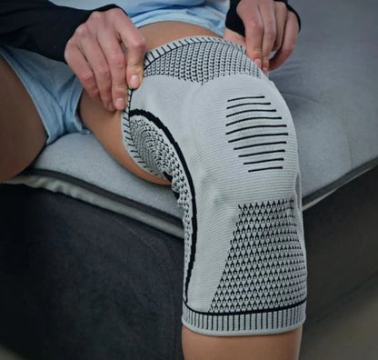 Knee Compression Sleeve - Knee Support Brace Patella Protector for Cycling, Running, Basketball and Football