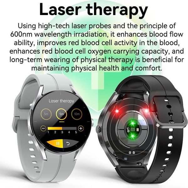 KS5 Pro – The Ultimate CGM Smartwatch with Laser Treatment