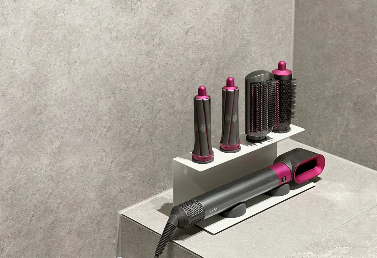 Non-Perforated Hair Dryer Holder – Wall-Mountable Cradle for Convenient Storage of Your Hair Styler