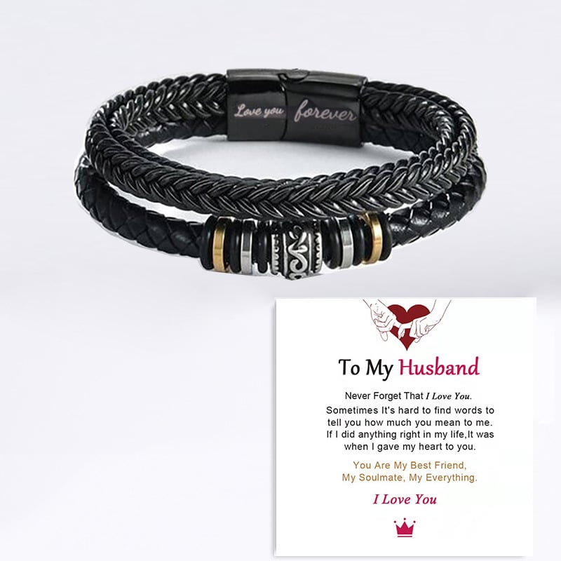 Last Day Promotion 49% OFF—To My Son Love You Forever Bracelet