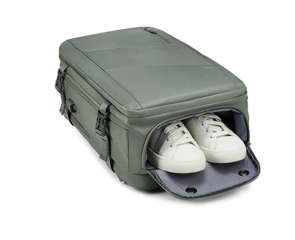 Waterproof Laptop Bag with Shoe Compartment –  16-Inch Bag with Charging Port for Commuters