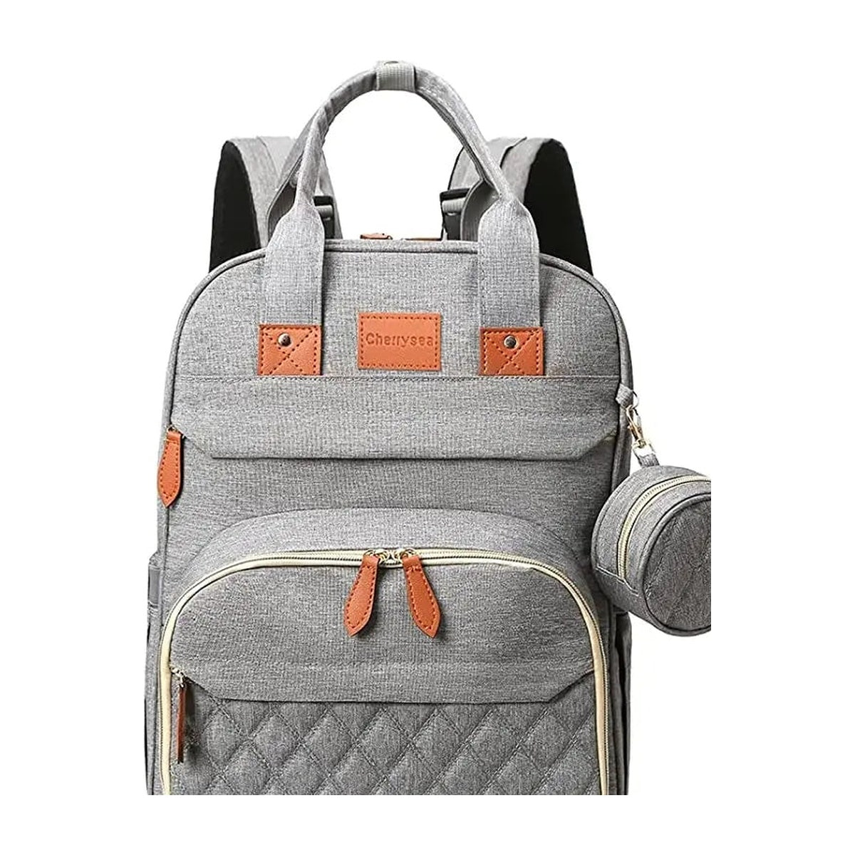 Fold-Out Diaper Bag Backpack — Opens Into a Changing Station