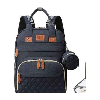 Fold-Out Diaper Bag Backpack — Opens Into a Changing Station