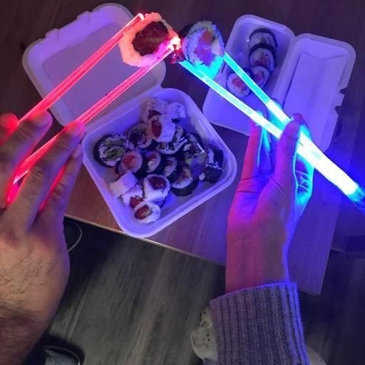 Led Chopsticks - Lightsaber Chopsticks for Kitchen Dinning and Room Party