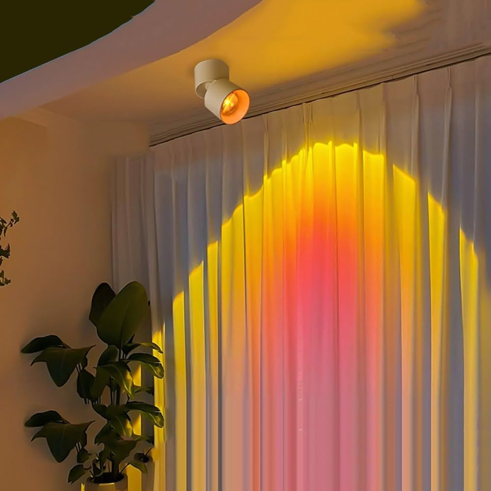LED Downlight – Recessed COB Sunset Spotlight for Stunning Home Décor, Living Room & Hallway Illumination (110V-220V)