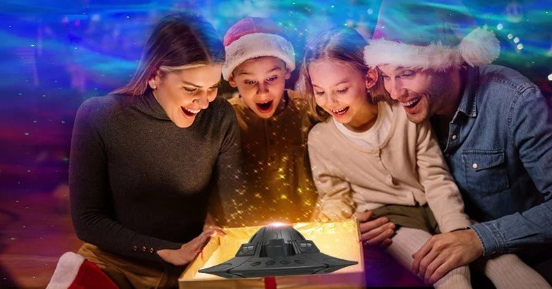 LED Lights UFO Galaxy Projector – Starry Sky Night Light for a Dreamy Bedroom Ambiance