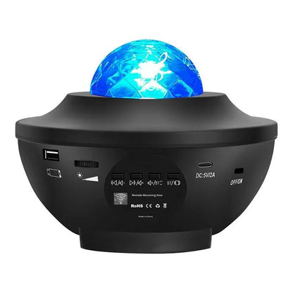 LED Lights UFO Galaxy Projector – Starry Sky Night Light for a Dreamy Bedroom Ambiance