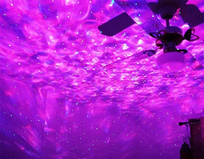 LED Lights UFO Galaxy Projector – Starry Sky Night Light for a Dreamy Bedroom Ambiance