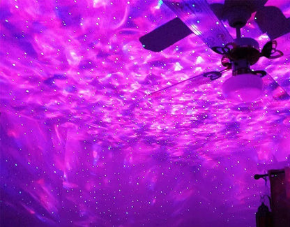 LED Lights UFO Galaxy Projector – Starry Sky Night Light for a Dreamy Bedroom Ambiance