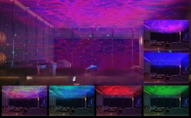LED Lights UFO Galaxy Projector – Starry Sky Night Light for a Dreamy Bedroom Ambiance