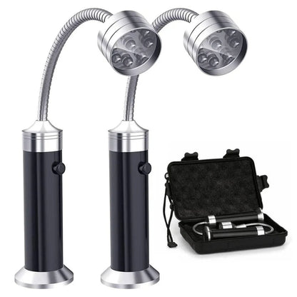 LED Magnetic BBQ Lights - Adjustable Flexible 360 Degrees Heat Resistant Gooseneck Light