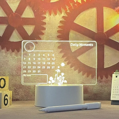 LED Note Board Night Lamp, Creative Message Board for Home, Bedroom, Child Room Decor