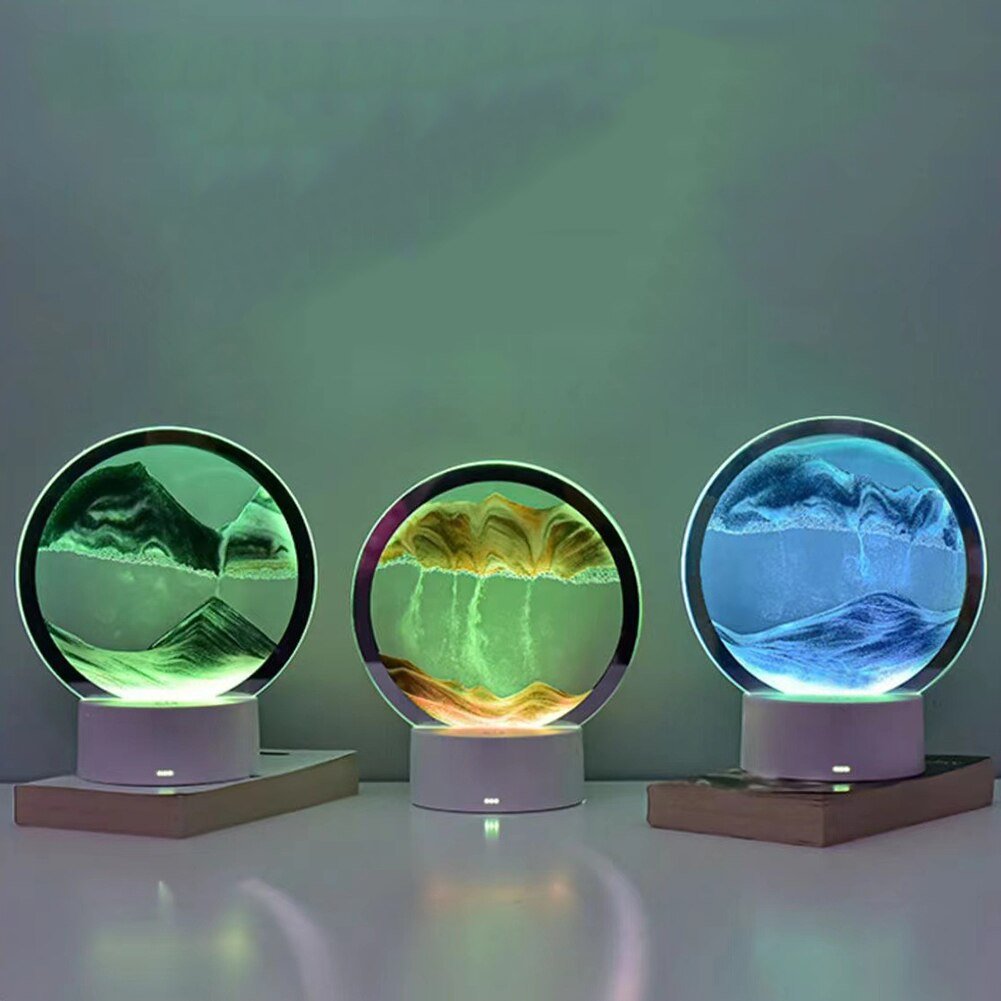 LED Sandscape Lamp - Sand Glow Lamp