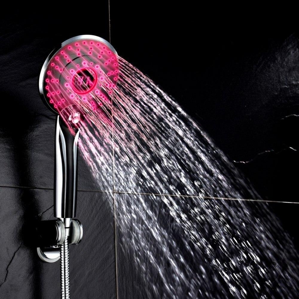 LED Shower Head w/ Digital Temperature Control