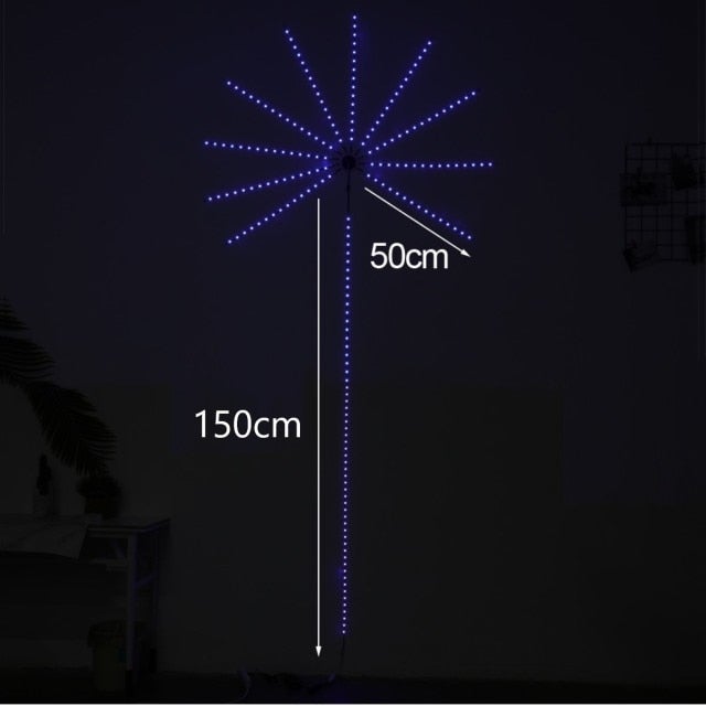 Firework Strips LED Sound Control Starburst Lights for Bedroom, Room Decor