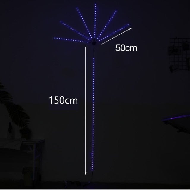 Firework Strips LED Sound Control Starburst Lights for Bedroom, Room Decor