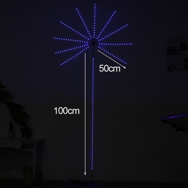 Firework Strips LED Sound Control Starburst Lights for Bedroom, Room Decor