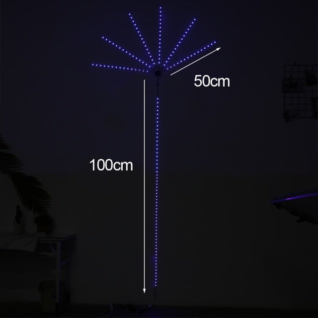 Firework Strips LED Sound Control Starburst Lights for Bedroom, Room Decor