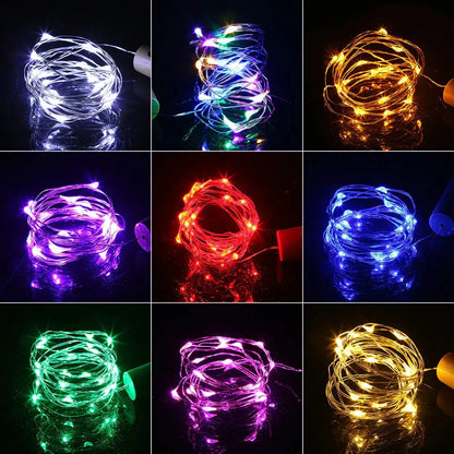LED Wine Bottle Lights with Cork, Battery Operated Mini Fairy String Lights for Home Decor, Christmas, Wedding