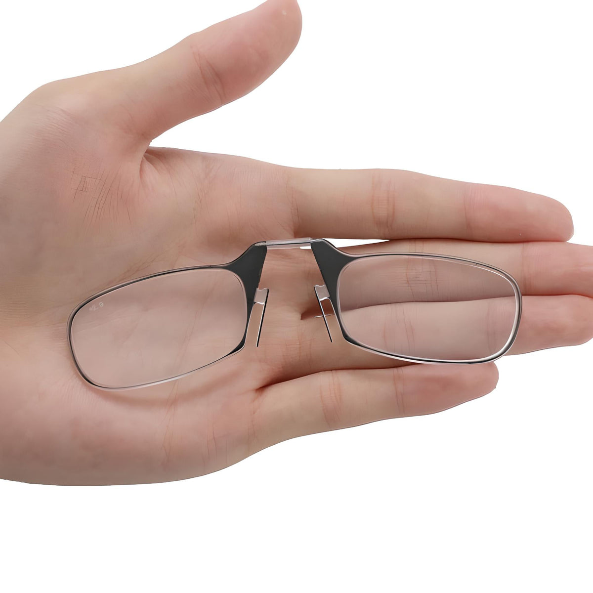 Legless Clamp Nose Retractable Reading Glasses – Ultra-Thin Portable Design for Men and Women, Stylish Pocket-Sized Eyewear for Effortless Vision