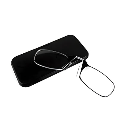 Legless Clamp Nose Retractable Reading Glasses – Ultra-Thin Portable Design for Men and Women, Stylish Pocket-Sized Eyewear for Effortless Vision