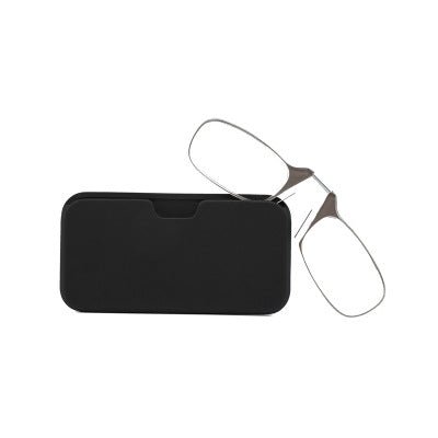 Legless Clamp Nose Retractable Reading Glasses – Ultra-Thin Portable Design for Men and Women, Stylish Pocket-Sized Eyewear for Effortless Vision