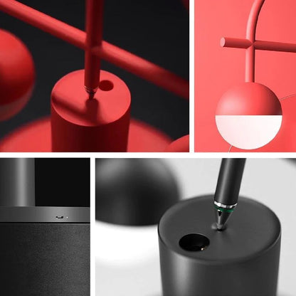Libra Balance LED Cordless Table Lamp -  Creative Geometry Touch Control Eye-Care Night Light