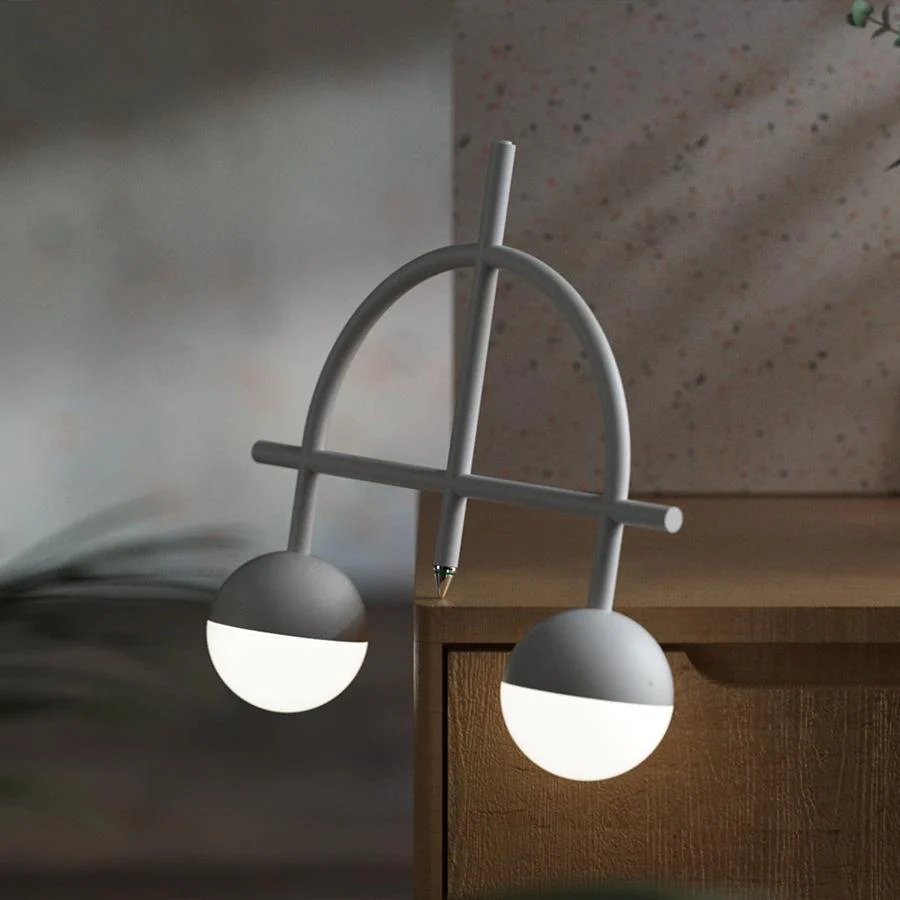 Libra Balance LED Cordless Table Lamp -  Creative Geometry Touch Control Eye-Care Night Light
