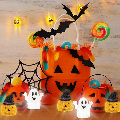 Halloween Light-Up Puffer Ball Toy - Glowing Spooky Fun