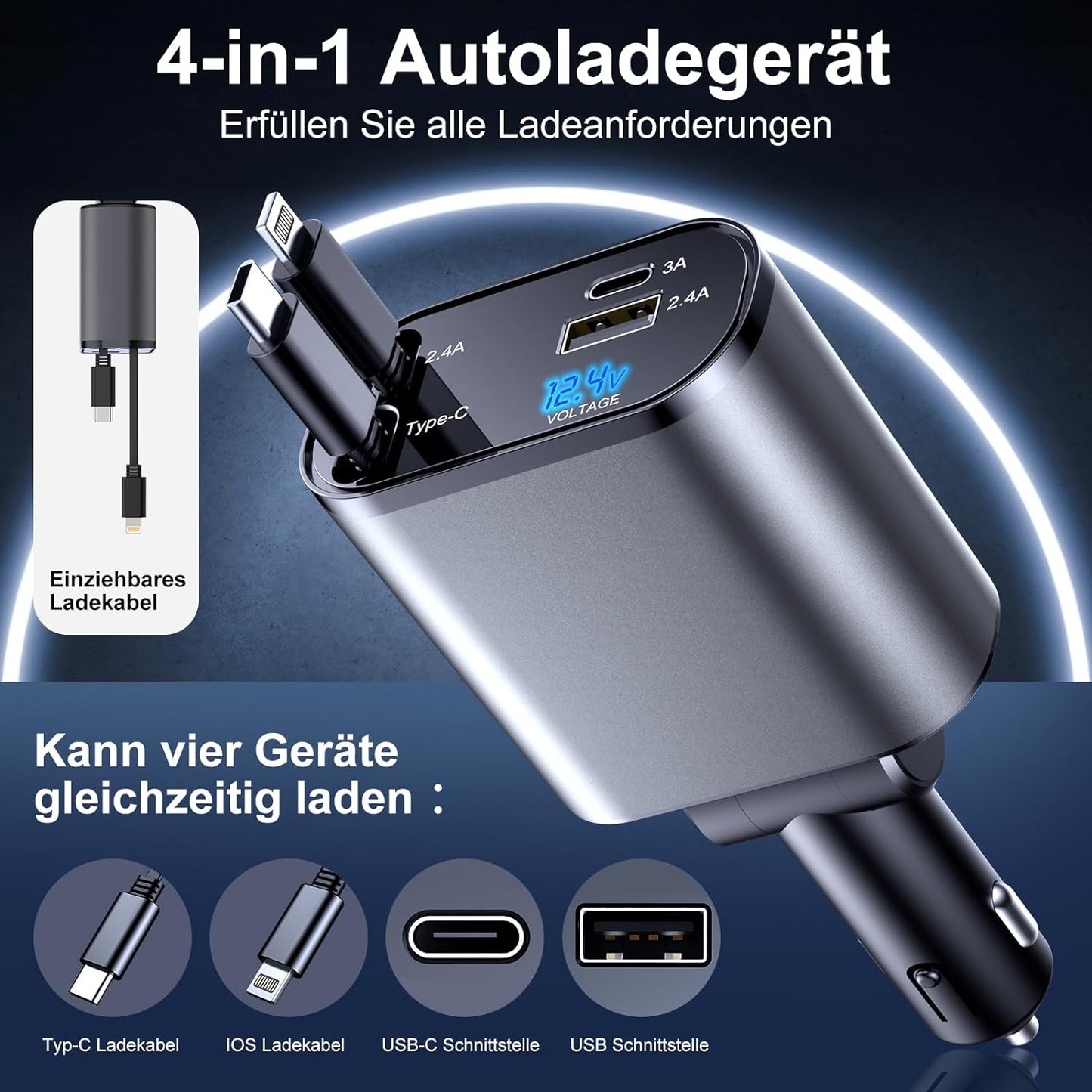 Lightning 4-in-1 Autoladegerät