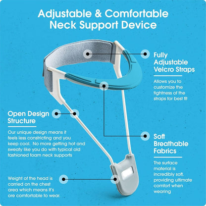 Lightweight Cervical Collar - Cervical Neck Traction Device Neck Forward Tilt Posture Corrector