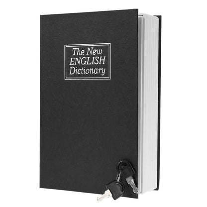 Lock-it-Up English Dictionary Diversion Book Safe Box with Lock and Key
