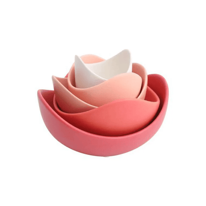Lotus Bowl Ceramic Dish Set – Artistic Flower-Shaped Plates for Stylish Dining & Chic Storage
