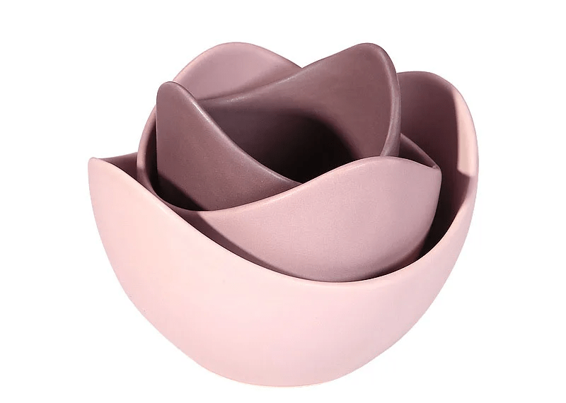 Lotus Bowl Ceramic Dish Set – Artistic Flower-Shaped Plates for Stylish Dining & Chic Storage