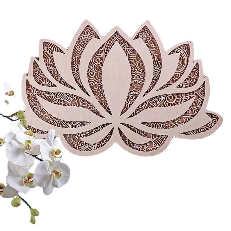 Lotus Flower LED Mandala Wall Art