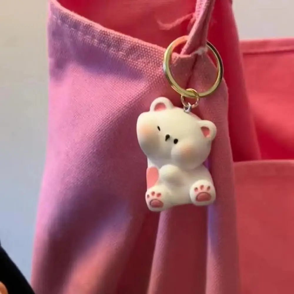 Love Bear Couple Magnetic Keychain – Charming Couple Pendant for Bags & Keys, Creative Accessory Perfect for Valentine's Day