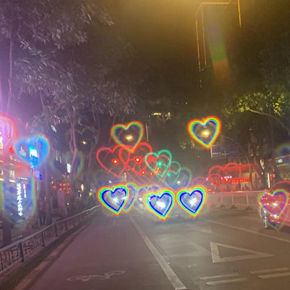 Love Heart Effects Glasses