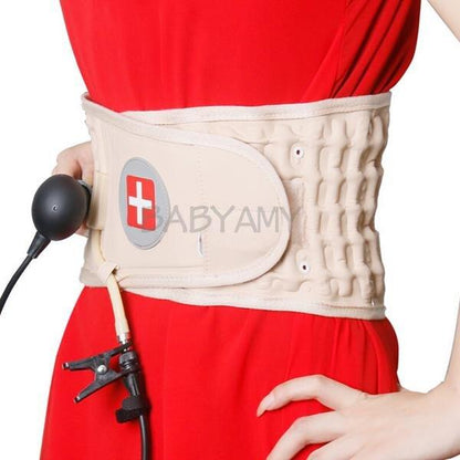 Lumbar Decompression Belt for Back Pain Relief, Waist, Brace, Spinal, One Size fits up to 49" Waistline
